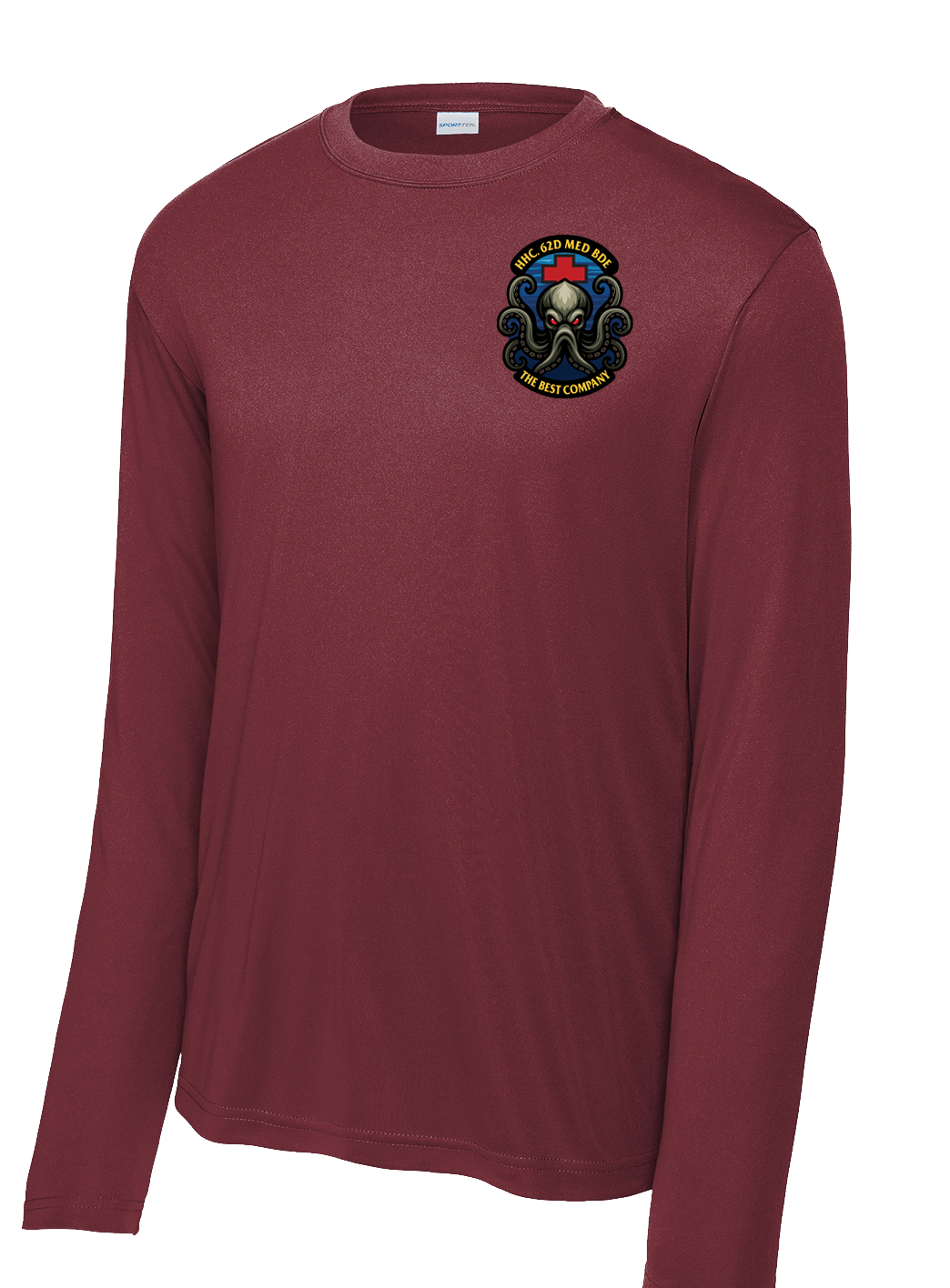 HHC 62D Med Bde Long Sleeve Competitor Tee