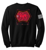 HHD 29th HC Blend Crewneck Sweatshirt with Right Sleeve Flag