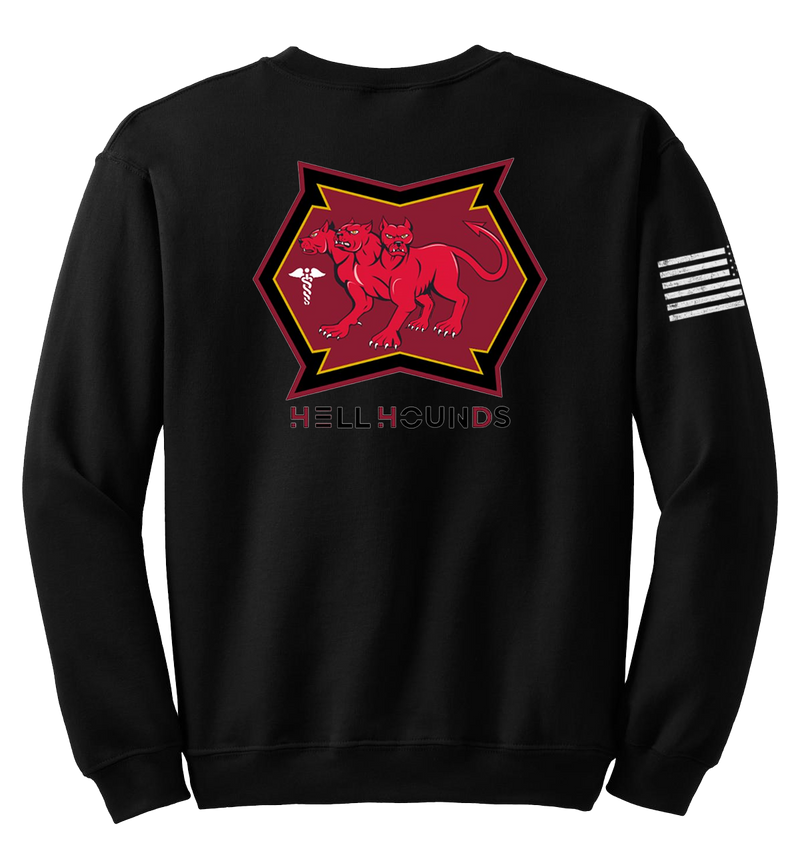 HHD 29th HC Blend Crewneck Sweatshirt with Right Sleeve Flag