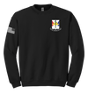 HHD 29th HC Blend Crewneck Sweatshirt with Right Sleeve Flag