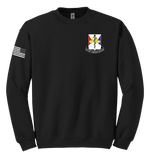 HHD 29th HC Blend Crewneck Sweatshirt with Right Sleeve Flag