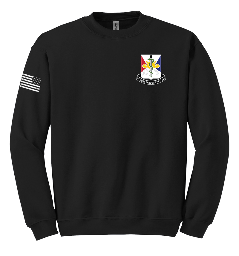 HHD 29th HC Blend Crewneck Sweatshirt with Right Sleeve Flag