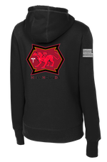 HHD 29th HC Ladies Poly/Cotton Blend Hoodie with Right Sleeve Flag