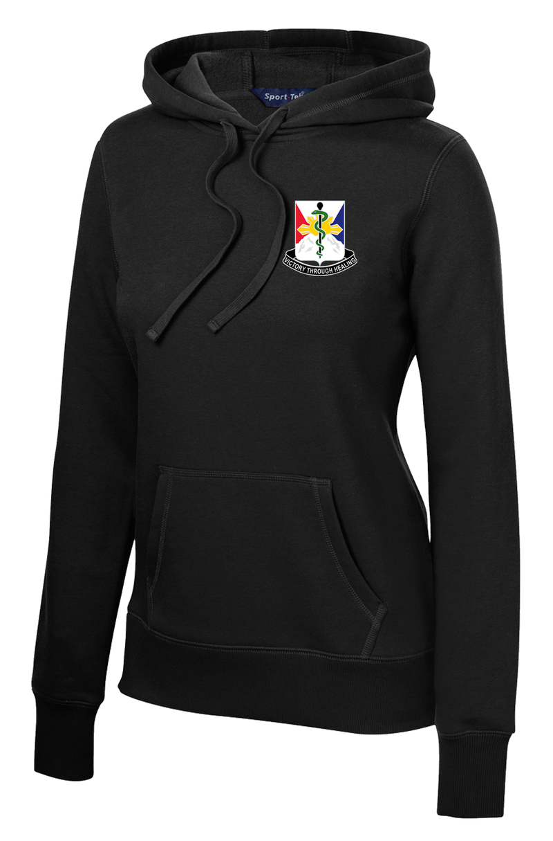 HHD 29th HC Ladies Poly/Cotton Blend Hoodie with Right Sleeve Flag