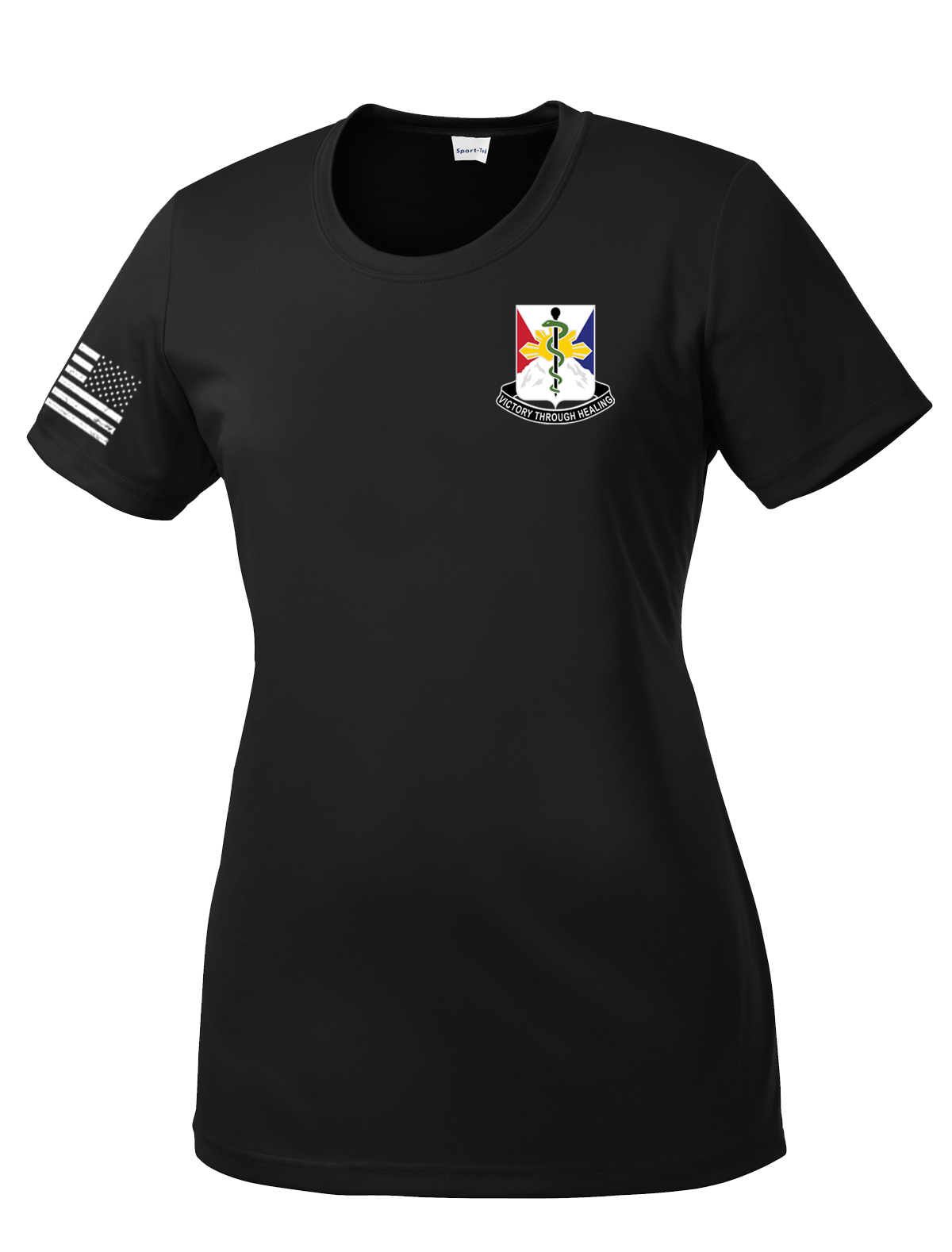 HHD 29th HC Ladies Competitor Tee with Right Sleeve Flag