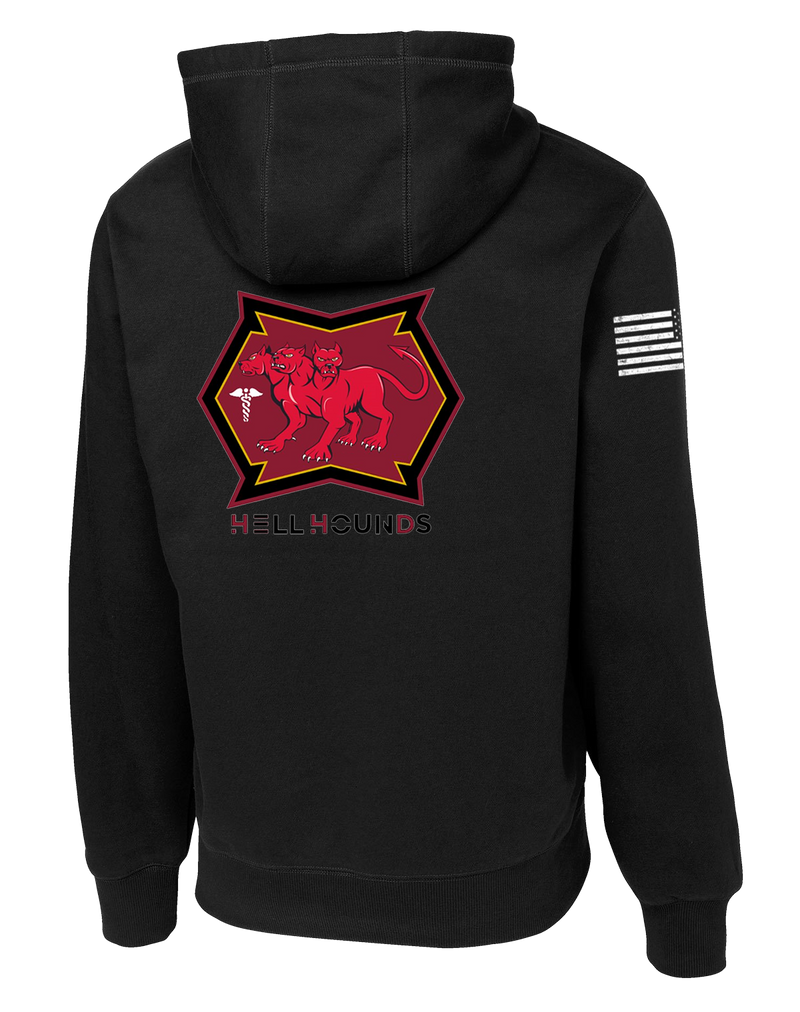 HHD 29th HC Poly/Cotton Blend Hoodie with Right Sleeve Flag