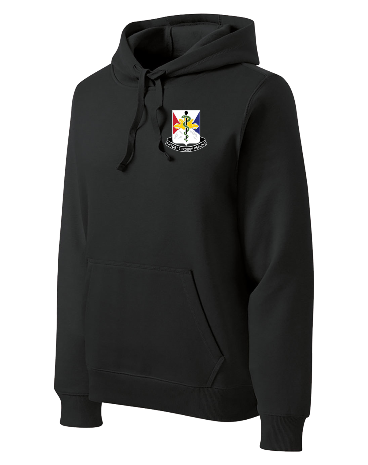 HHD 29th HC Poly/Cotton Blend Hoodie with Right Sleeve Flag