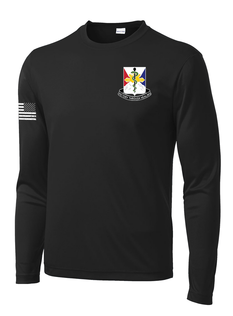 HHD 29th HC Long Sleeve Competitor Tee with Right Sleeve Flag