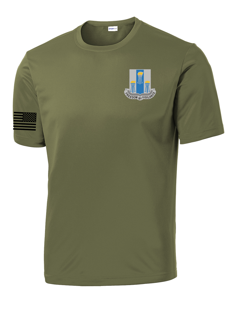 HHD 502D IEW BN Competitor Tee with Solid Black Flag on Right Sleeve