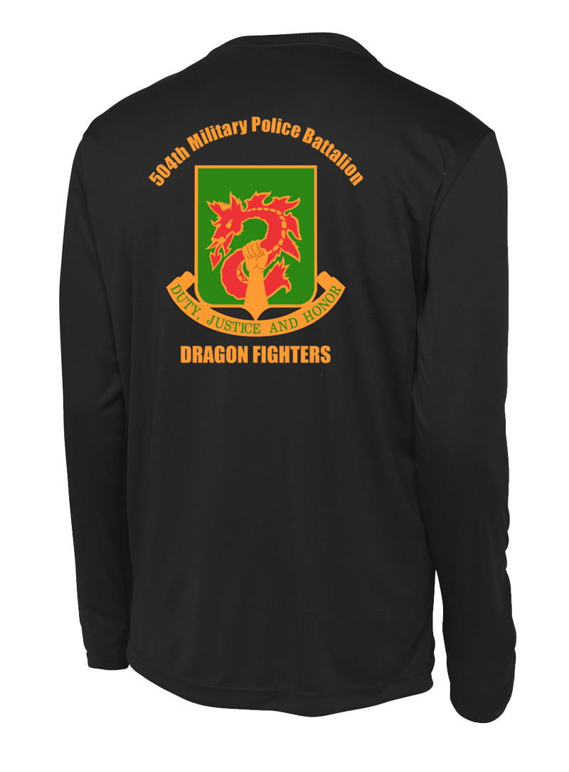 HHD 504th MP BN Long Sleeve Competitor Tee