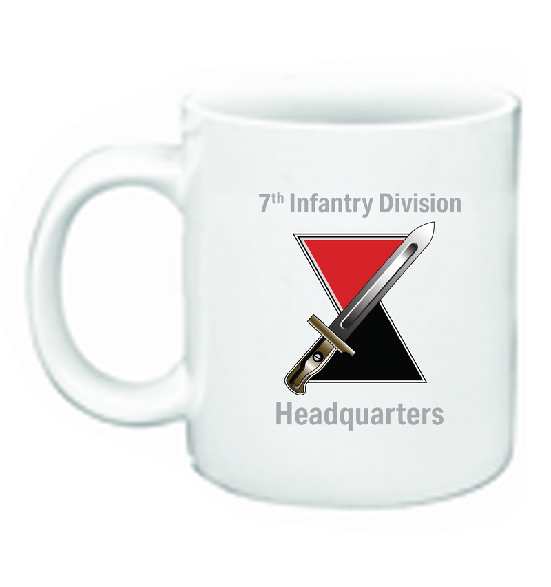 Headquarters 7th ID Logo Appearing Coffee Mug