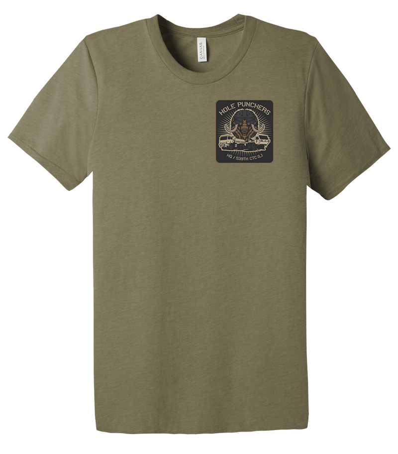 HQ PLT 539th CTC(L) Unisex Triblend Short Sleeve Tee - NOT 670-1 APPROVED