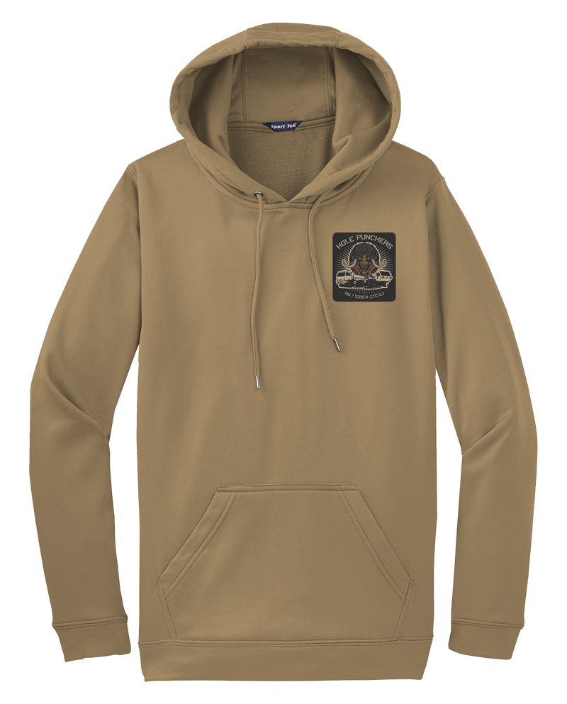 HQ PLT 539th CTC(L) Fleece Hooded Pullover - ONLY BLACK IS PT APPROVED