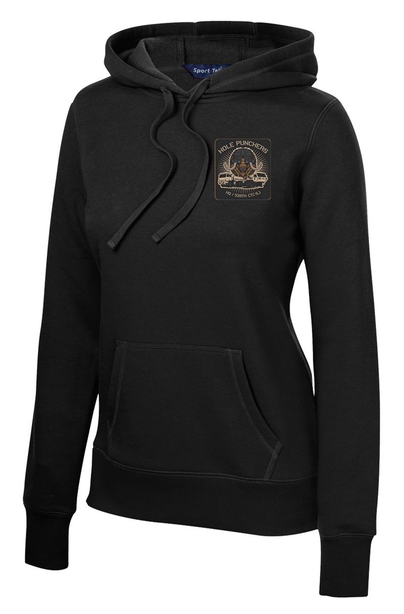 HQ PLT 539th CTC(L) Ladies Poly/Cotton Blend Hoodie - PT APPROVED