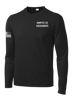 HUMINT PLT C Co 502d IEW BN Long Sleeve Competitor Tee with Flag on the Right Sleeve