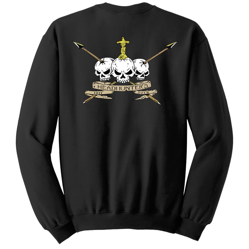 Headhunter Troop 2-2 CR - 3 Skulls - Blend Crewneck Sweatshirt