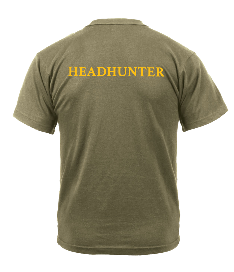 Headhunter Troop 2-2 CR - HEADHUNTER - AR 670-1 Coyote Brown T-Shirt