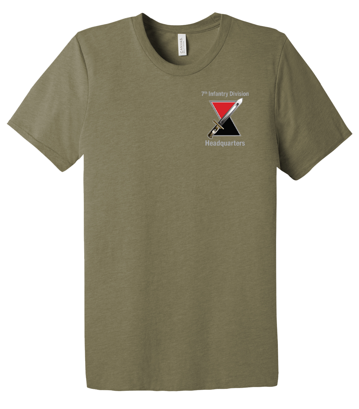 Headquarters 7th ID Unisex Triblend Short Sleeve Tee