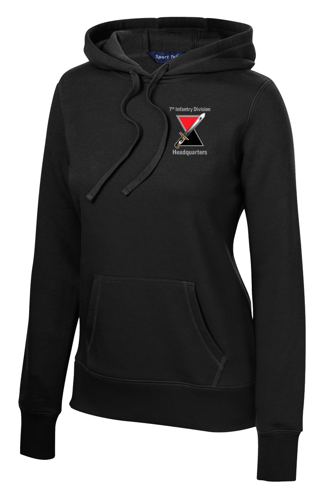 Headquarters 7th ID Ladies Poly/Cotton Blend Hoodie