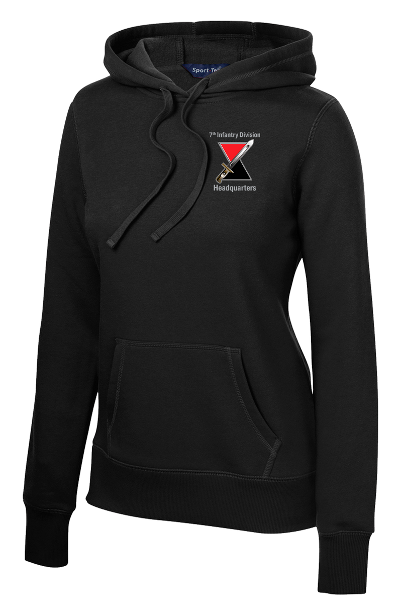 Headquarters 7th ID Ladies Poly/Cotton Blend Hoodie