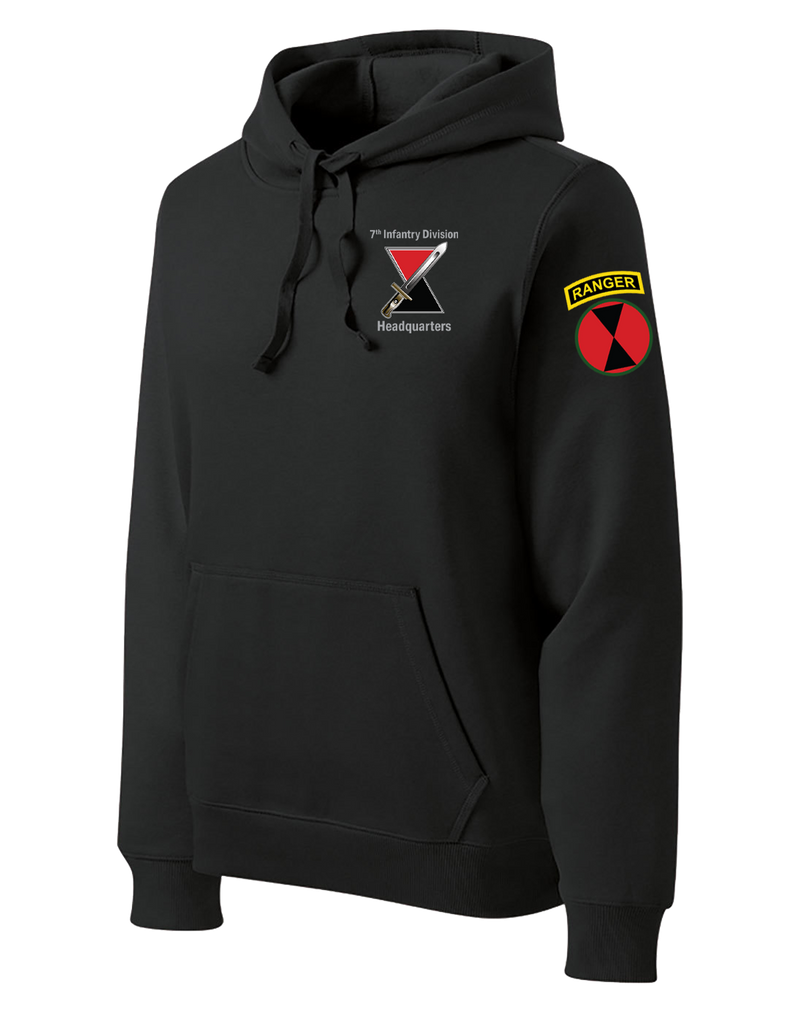 Headquarters 7th ID Poly/Cotton Blend Hoodie