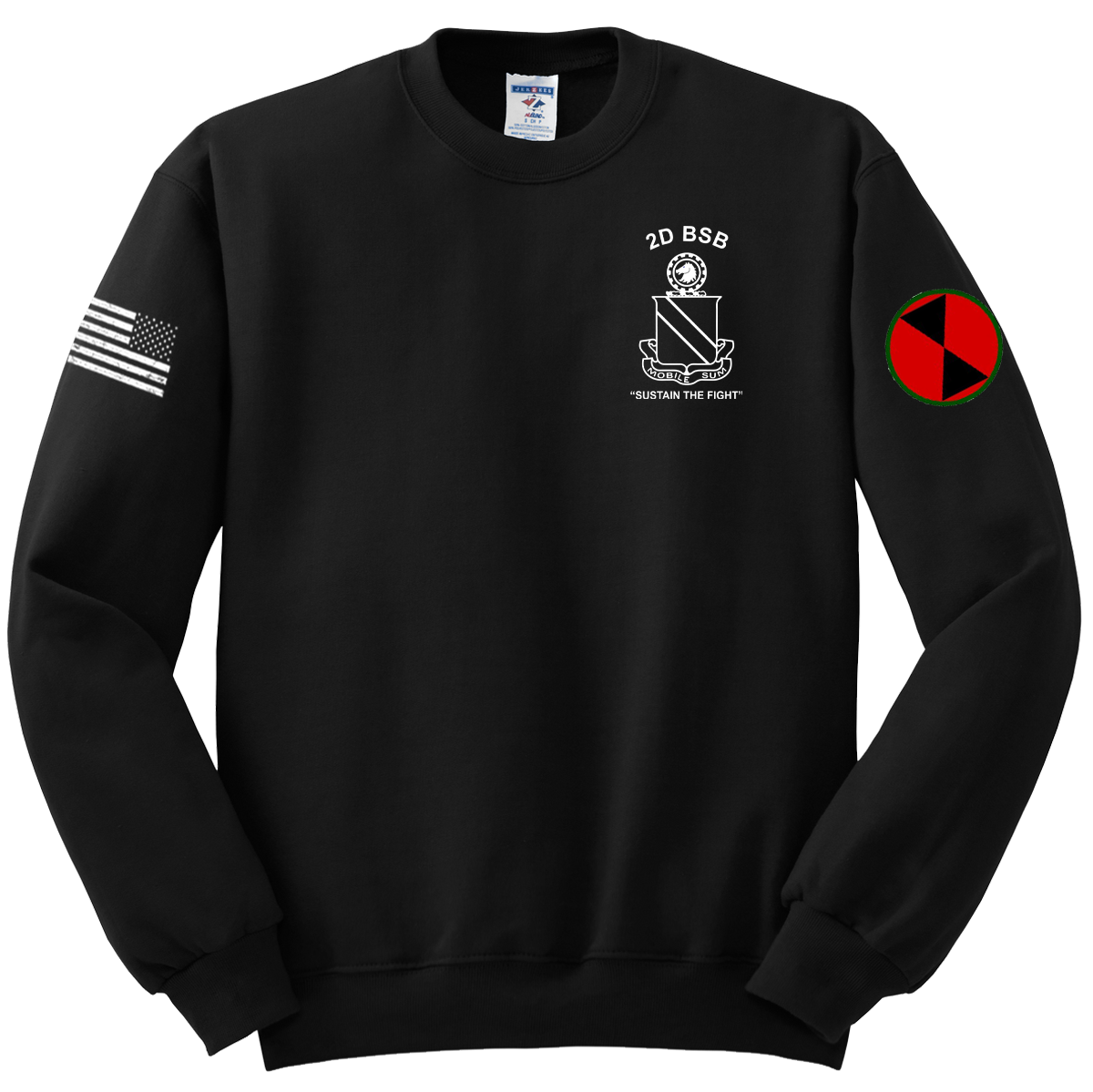 Hellraisers 2D BSB Blend Crewneck Sweatshirt with Two Sleeve Print