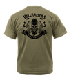 Hellraisers 2D BSB AR 670-1 Coyote Brown T-Shirt with Two Sleeve Print