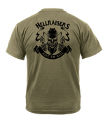 Hellraisers 2D BSB AR 670-1 Coyote Brown T-Shirt with Two Sleeve Print