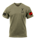 Hellraisers 2D BSB AR 670-1 Coyote Brown T-Shirt with Two Sleeve Print