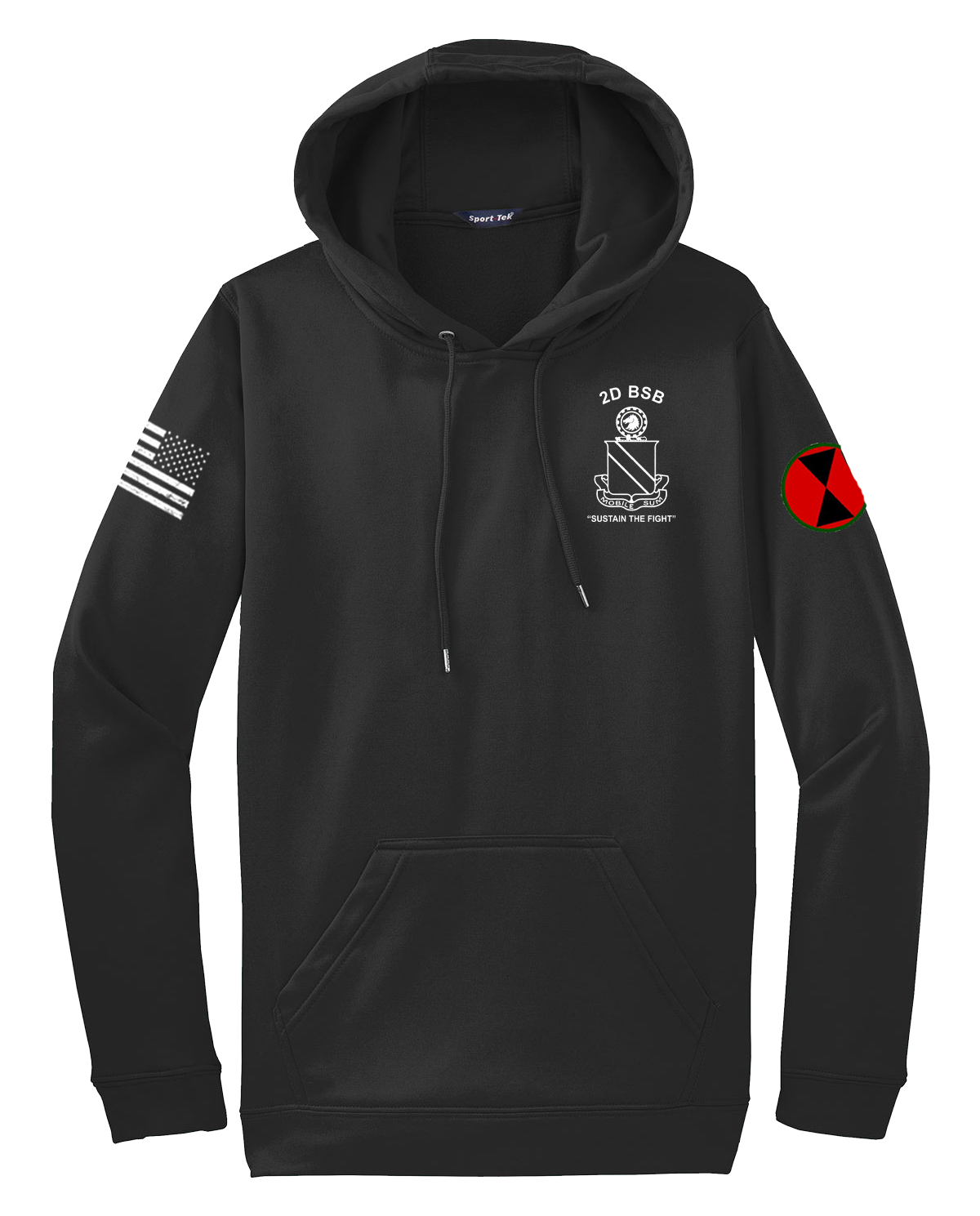 Hellraisers 2D BSB Fleece Hooded Pullover with Two Sleeve Print
