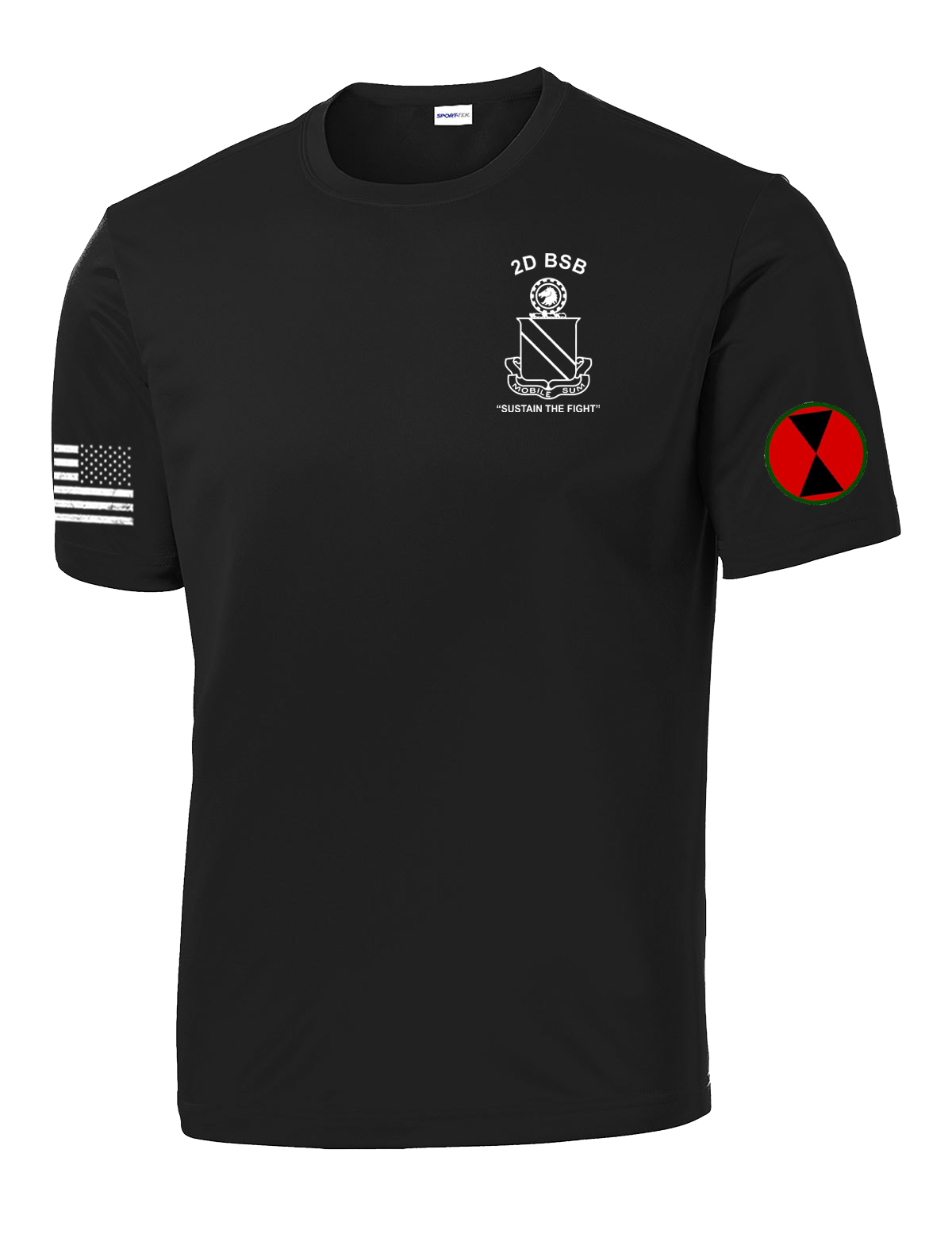 Hellraisers 2D BSB Competitor Tee with Two Sleeve Print