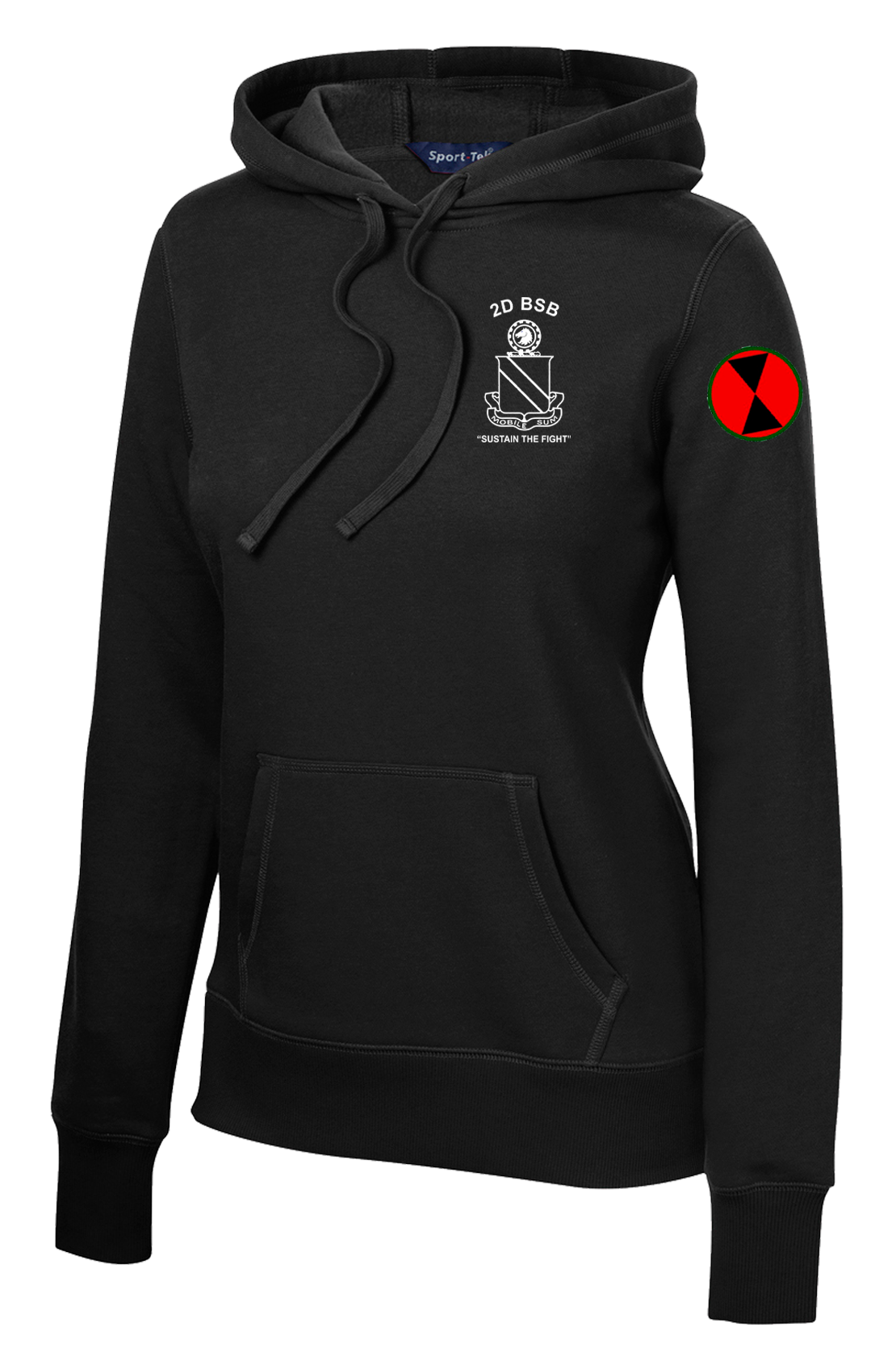 Hellraisers 2D BSB Ladies Poly/Cotton Blend Hoodie with Two Sleeve Print