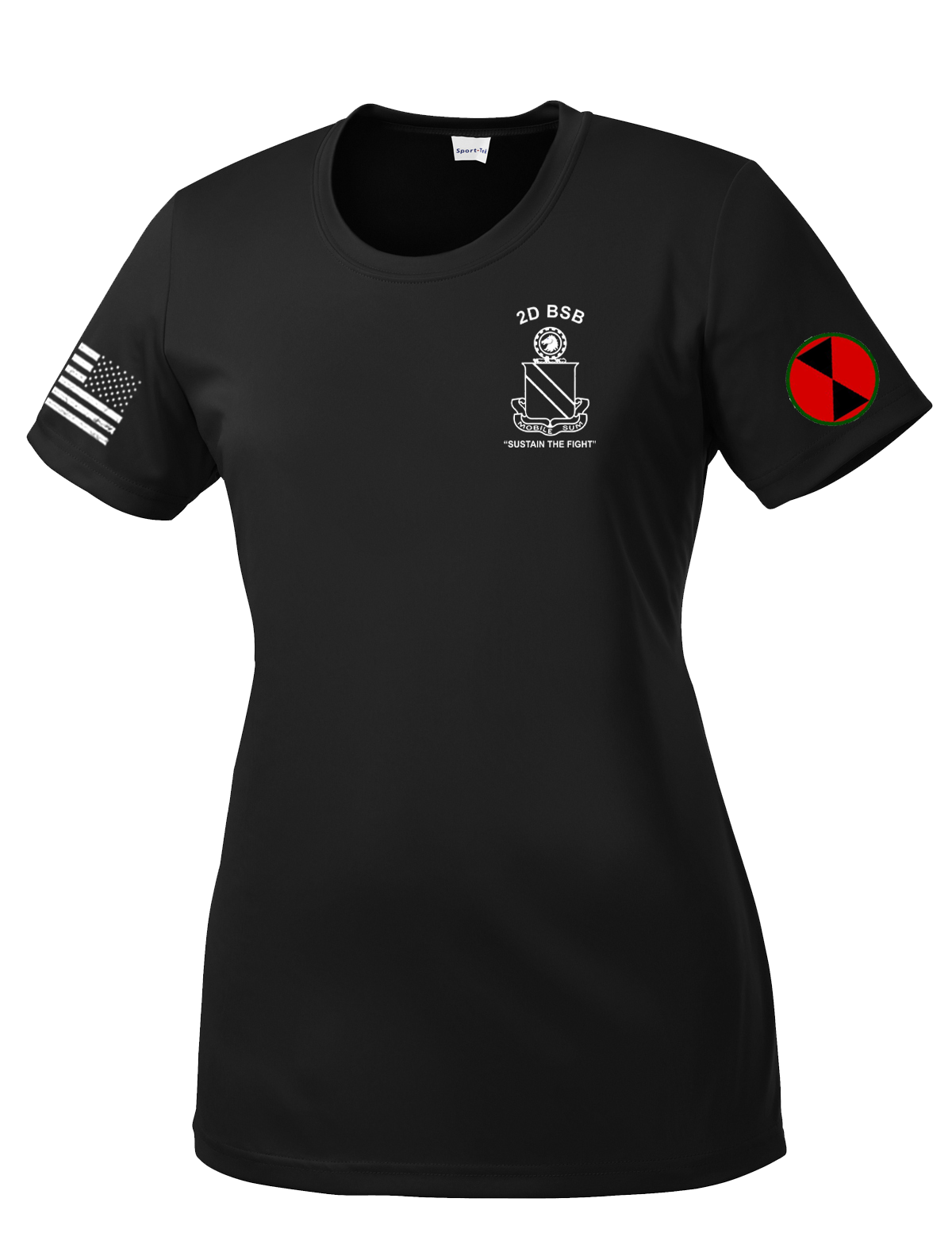 Hellraisers 2D BSB Ladies Competitor Tee with Two Sleeve Print