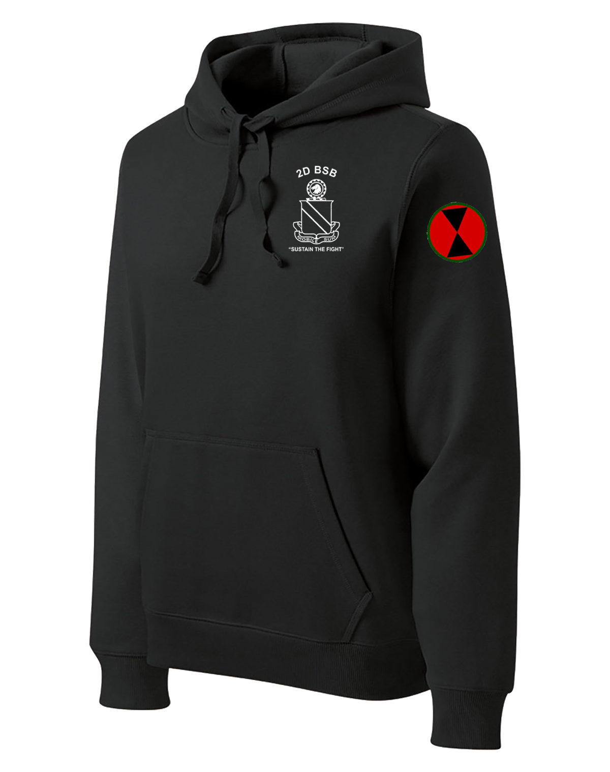 Hellraisers 2D BSB Poly/Cotton Blend Hoodie with Two Sleeve Print