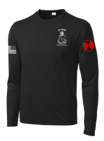 Hellraisers 2D BSB Long Sleeve Competitor Tee with Two Sleeve Print