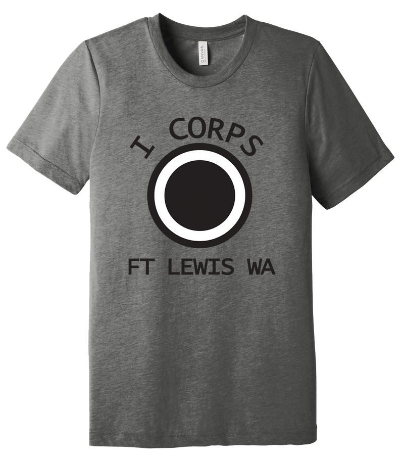 I Corps Ft Lewis Unisex Tri-Blend Tee