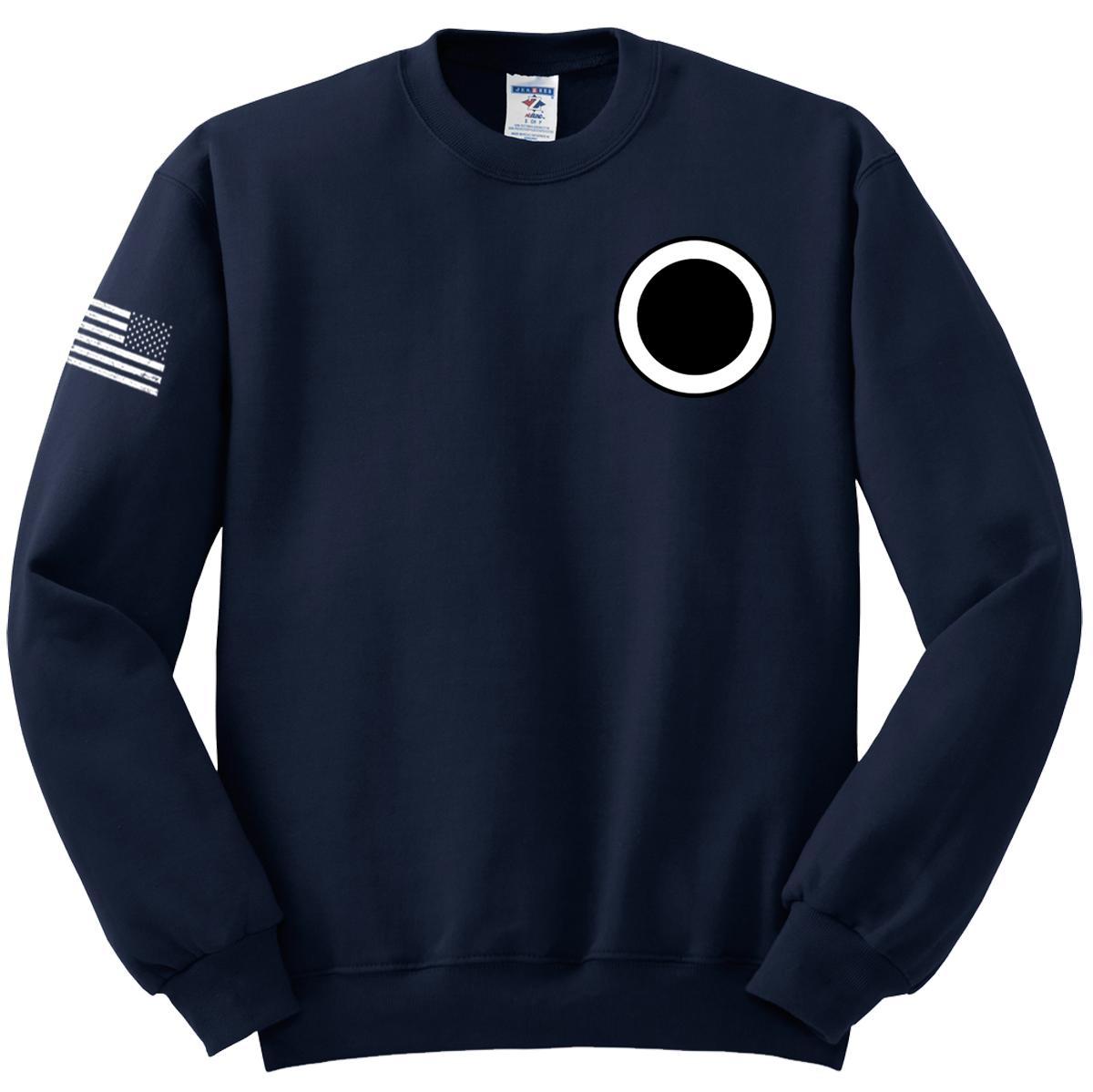IG I Corps Blend Crewneck Sweatshirt with Right Sleeve Flag