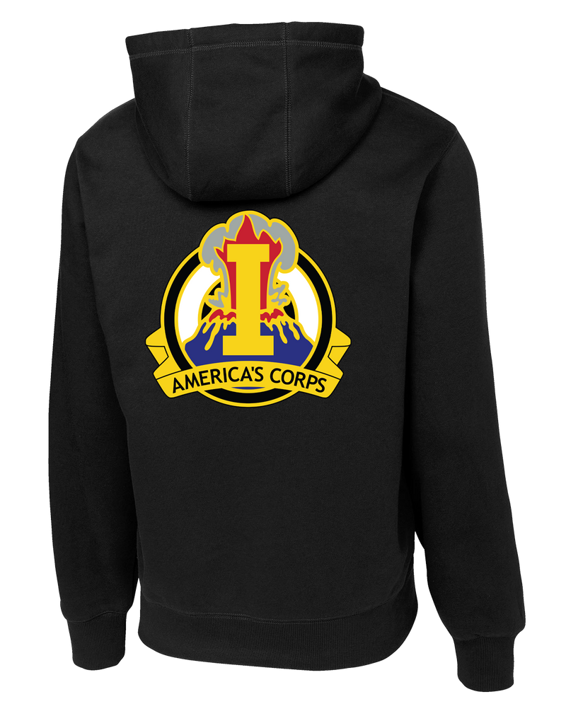 I Corps LEA Poly/Cotton Blend Hoodie