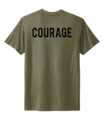 I Corps COURAGE Unisex Tri-Blend Tee