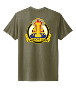 I Corps AMERICA'S FIRST CORPS Unisex Tri-Blend Tee