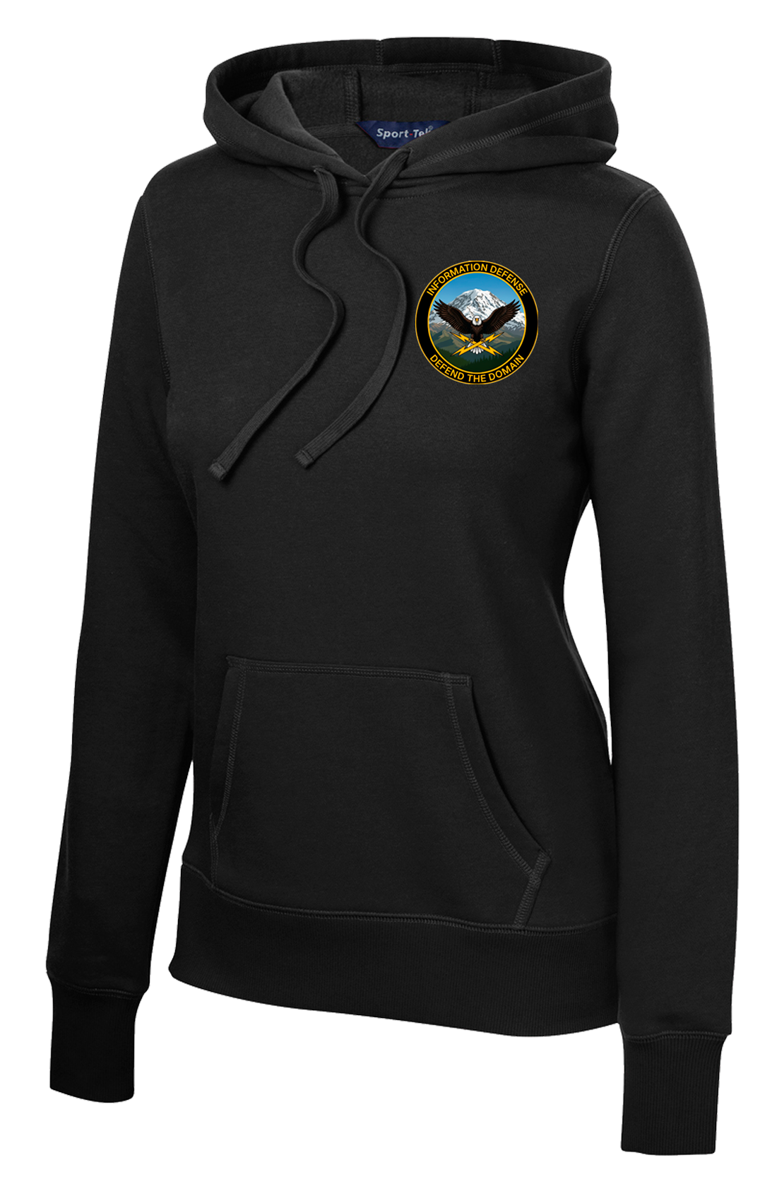 Information Defense MDEB Ladies Poly/Cotton Blend Hoodie