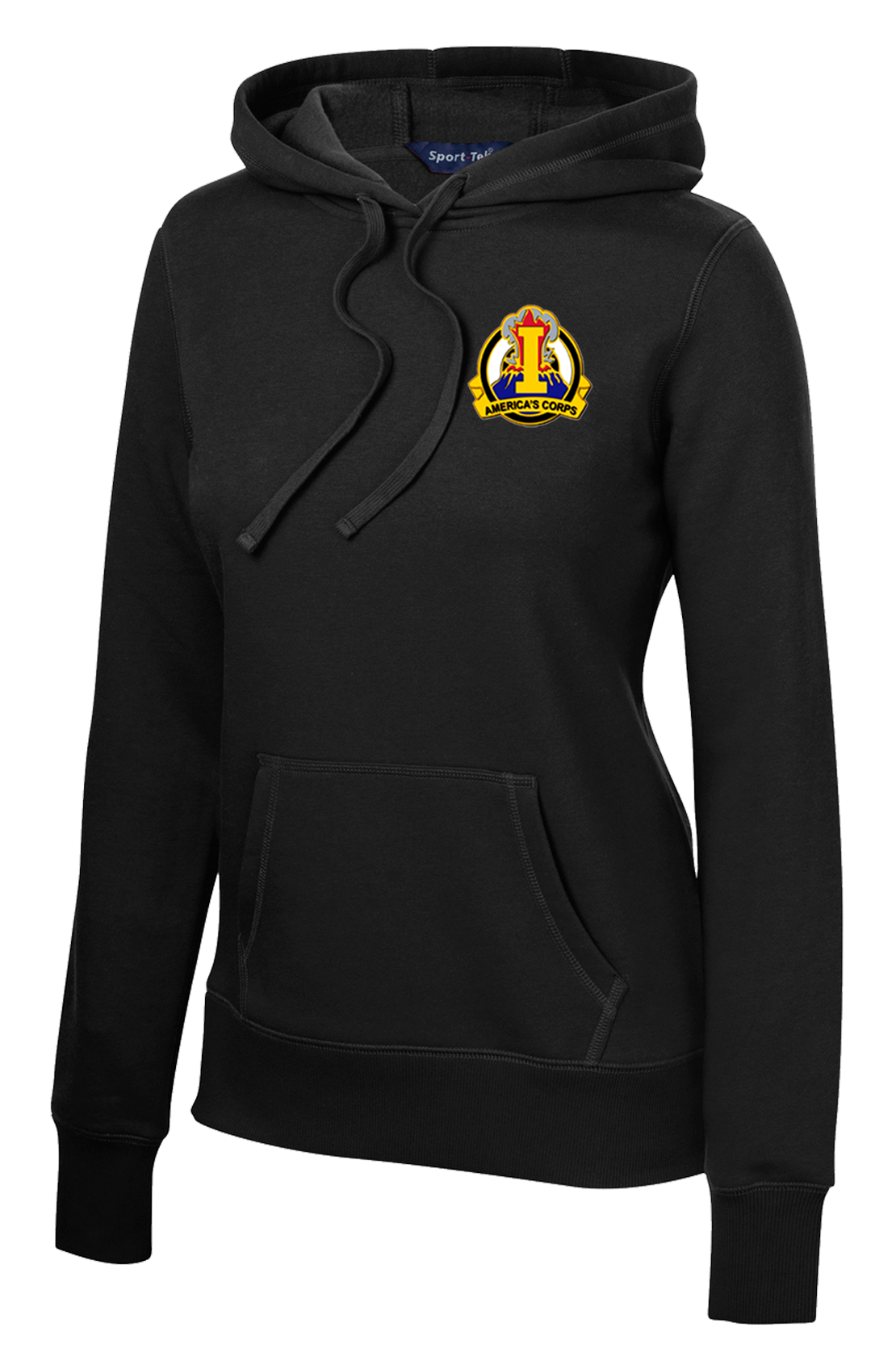 JBLM IRC Ladies Poly/Cotton Blend Hoodie