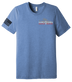 MAMC DEM Unisex Triblend Short Sleeve Tee with Right Sleeve Flag