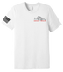 MAMC DEM Unisex Triblend Short Sleeve Tee with Right Sleeve Flag
