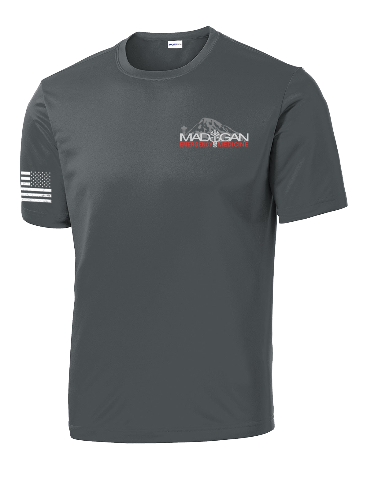 MAMC DEM Competitor Tee with Right Sleeve Flag