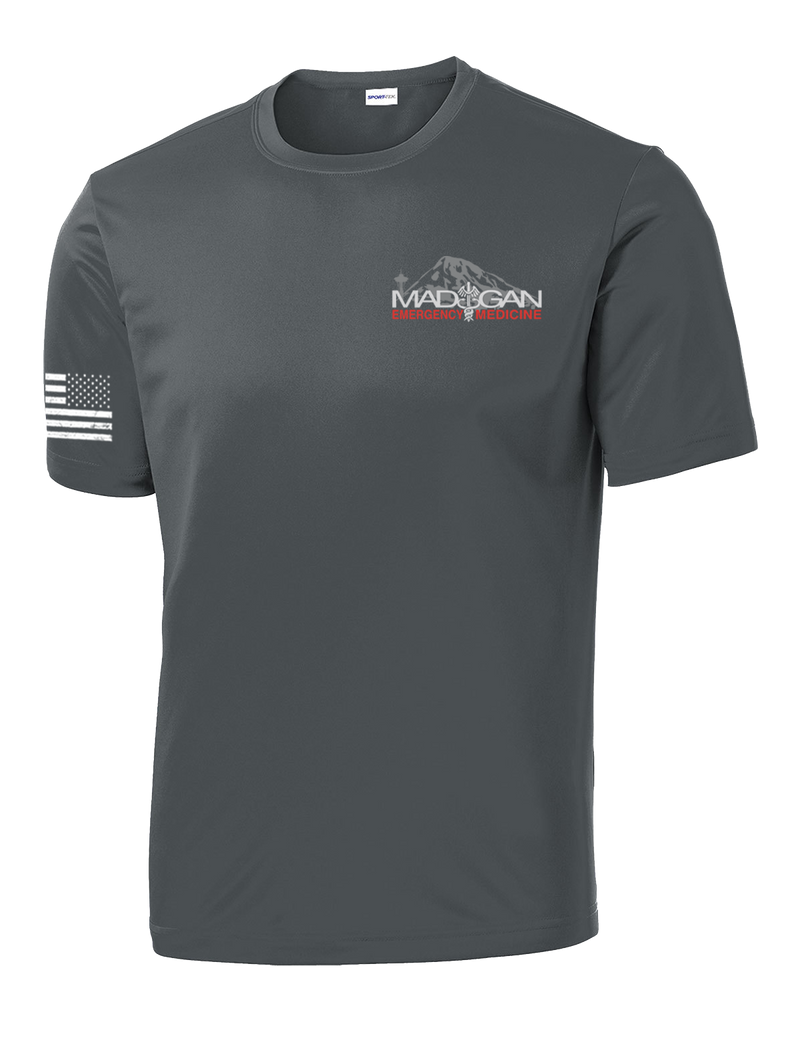 MAMC DEM Competitor Tee with Right Sleeve Flag