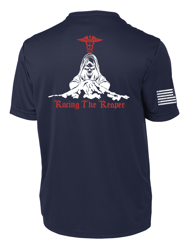 MAMC DEM Competitor Tee with Right Sleeve Flag