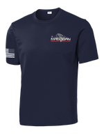 MAMC DEM Competitor Tee with Right Sleeve Flag