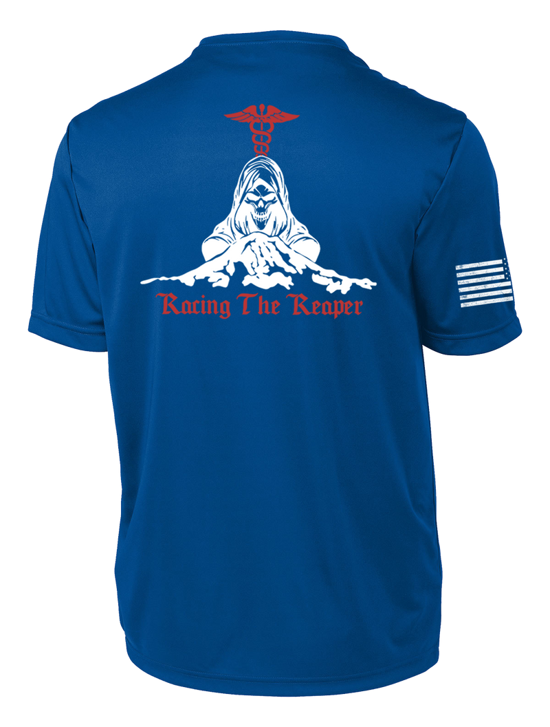 MAMC DEM Competitor Tee with Right Sleeve Flag