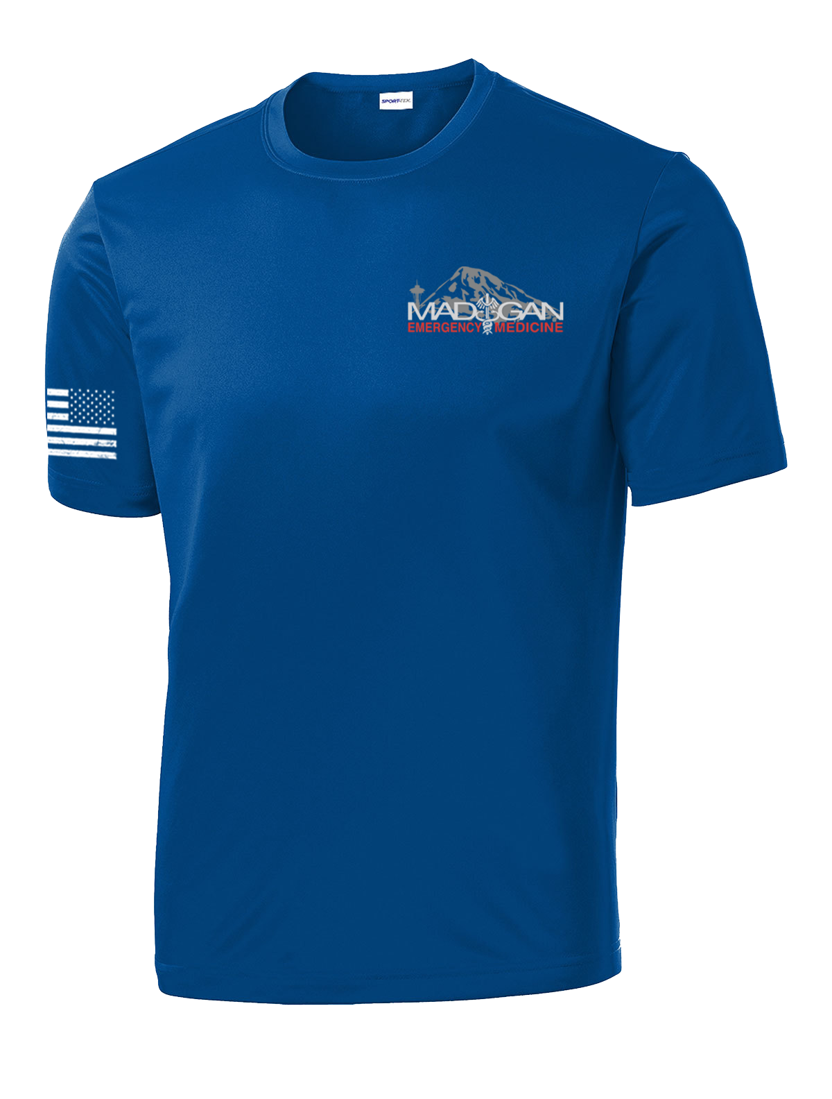 MAMC DEM Competitor Tee with Right Sleeve Flag